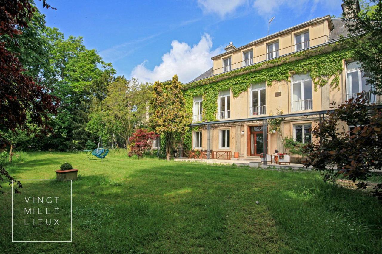 Villa Spa Perret-Havre De Paix Art Deco Dans Le Vexin-3Ha A 3Km De Giverny-La Roche Guyon-Ideal Pour Sejour Familial Ou Entre Amis-Aile Ouest Privatisee-Aire De Jeux-Billard-En Option Diner-Sauna-Fitness-Hamman-Massages-Pour 2 Nuits 1 H Jacuzzi Offer Sainte-Genevieve-les-Gasny Exterior foto