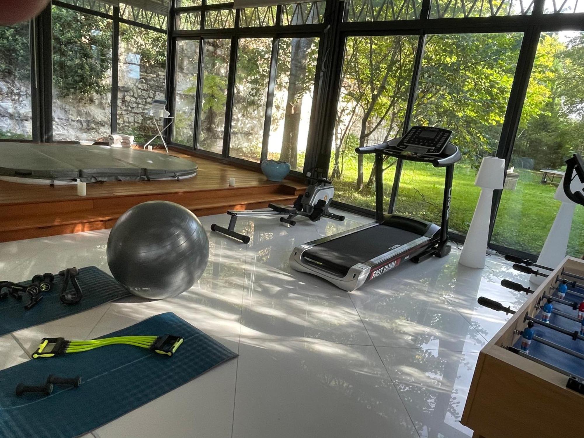 Domaine Spa Perret-Piscine Ete-Promo 2 Nuits Avec 1H Jacuzzi Offerte ! Giverny A 3Mn-Jardins Monet-Le Vexin-Parc 3Ha-Aire De Jeux Enfants-Ping Pong-Options Breakfast-Diner-Billard-Sauna-Fitness-Hammam-Chateau Artdeco Mastersuite En B&B Ou Gite De Cha Sainte-Genevieve-les-Gasny Exterior foto
