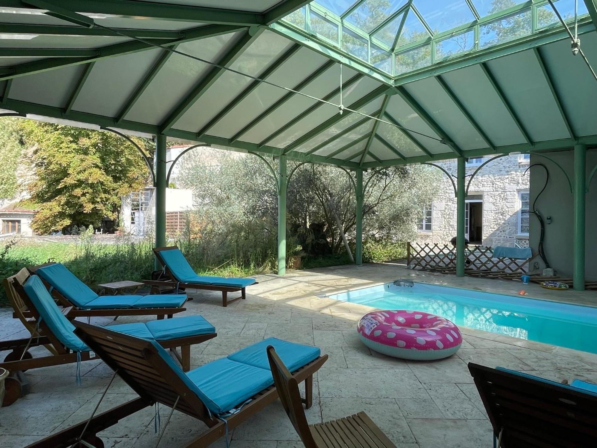 Domaine Spa Perret-Piscine Ete-Promo 2 Nuits Avec 1H Jacuzzi Offerte ! Giverny A 3Mn-Jardins Monet-Le Vexin-Parc 3Ha-Aire De Jeux Enfants-Ping Pong-Options Breakfast-Diner-Billard-Sauna-Fitness-Hammam-Chateau Artdeco Mastersuite En B&B Ou Gite De Cha Sainte-Genevieve-les-Gasny Zimmer foto